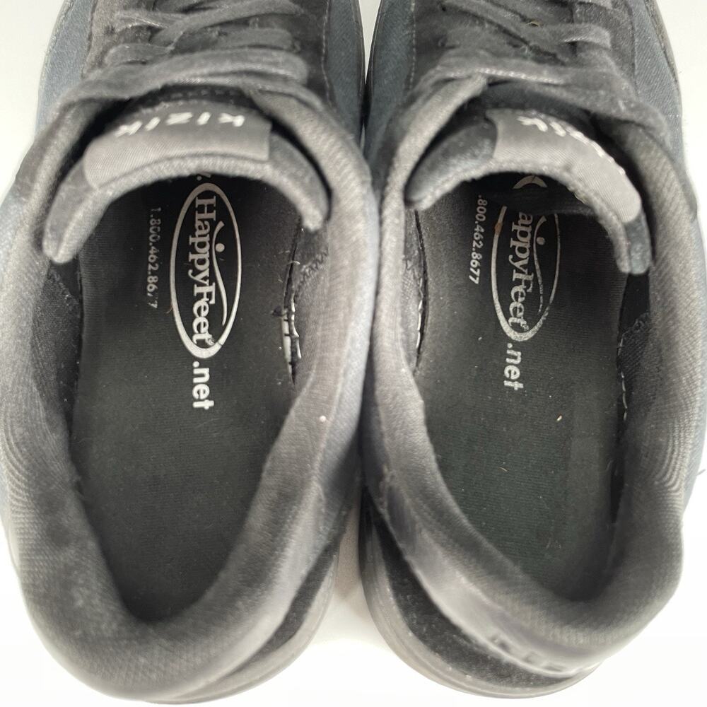 Mens 8.5 Women’s 10 Kizik Prague Black Slip On Casual Sneakers Comfort Shoes GUC - Picture 8 of 9